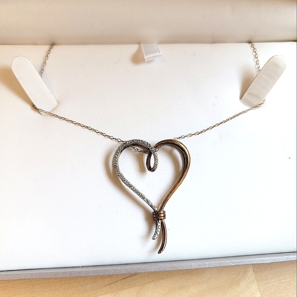 Rose Gold Colorer Heart Pendant